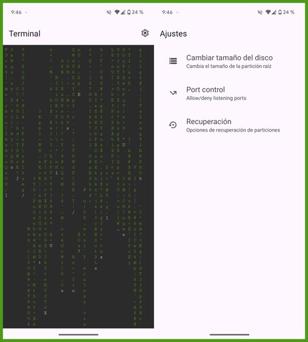 Terminal Linux en Android