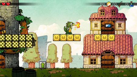 Wonder Boy: The Dragon's Trap deja ver su jugabilidad en un extenso gameplay de 17 minutos