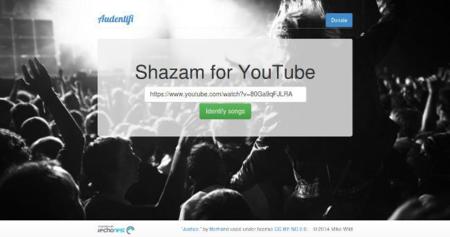 Audentifi identifica los artistas y canciones de los vídeos de Youtube