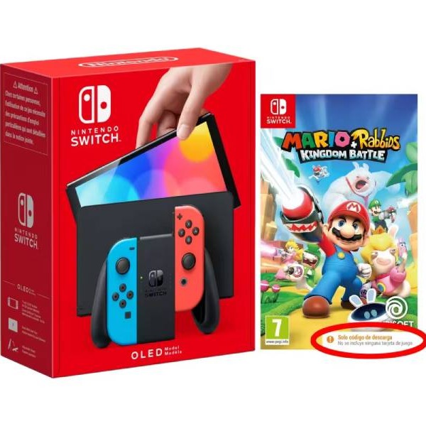 Nintendo Switch OLED + Mario Rabbids Kingdom Battle