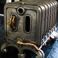 La refrigeración líquida ya es cosa del pasado, este jugador enfría su PC con un radiador de hierro fundido victoriano 