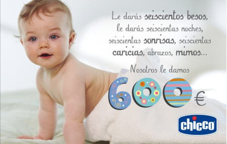 Chicco ayuda a las familias que esperan un bebé con una campaña que incluye talonarios descuento