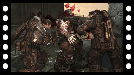 El guión de la película de 'Gears of War'. Sangre y Lancers