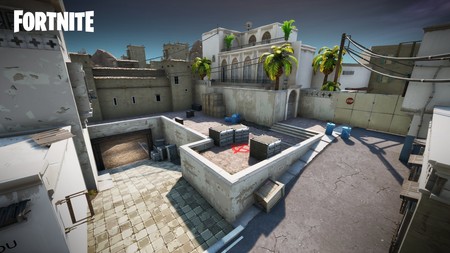 El mítico mapa Dust 2 de Counter Strike se cuela en Fortnite gracias a los fans y luce espectacular
