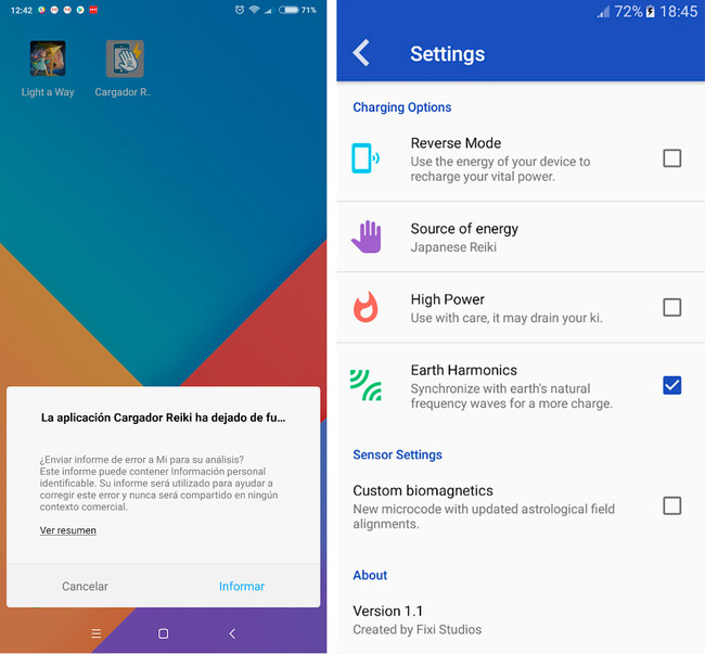 Reiki Cargador Android