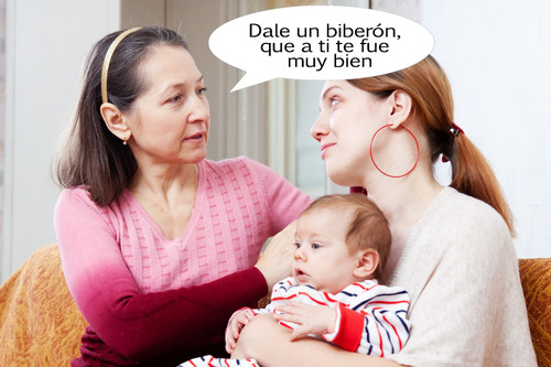 Qué pena que la mayoría de nuestras madres no puedan ayudar con los problemas de lactancia