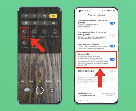 MIUI を使用して Xiaomo モバイルで高効率画像フォーマットをアクティブ化する方法。