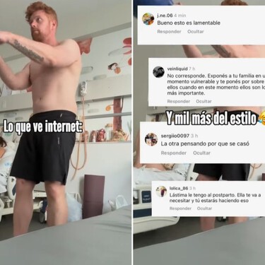 JPelirrojo vuelve a liarla parda: se pone a hacer deporte en la sala de postparto e indigna a todo Internet