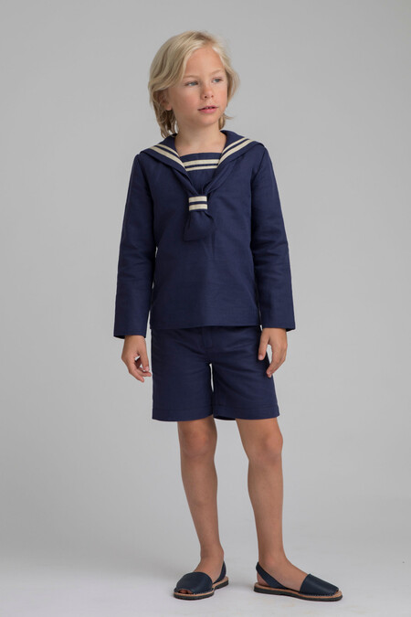 Traje Comunion Marinero Azul Marino