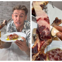 Víctor Sanchego, maestro jamonero, compara: "Echarle aceite a la tostada de jamón es como si a una tarta de chocolate le echas azúcar por encima" 