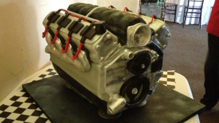Un motor V-8 que está para chuparse los dedos