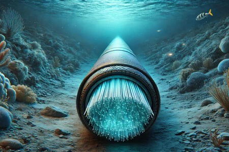 cable submarino fibra óptica