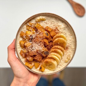 Mi receta de desayuno infalible para la temporada de frío es además rico en fibra y potasio para tener energía 