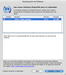 Actualizan Safari 3 beta: 3.0.2