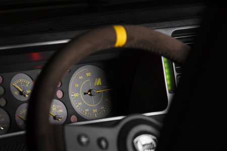 Lancia Delta Futurista detalle volante