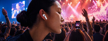 Cada vez más personas van a conciertos con AirPods en los oídos y la razón es simple: funcionan como tapón