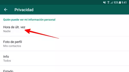Así de sencillo es ocultar la hora de conexión en WhatsApp a determinados contactos
