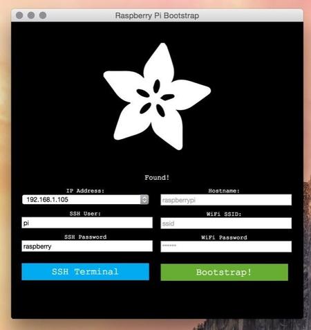 Opciones de Raspberry Pi Bootstrap