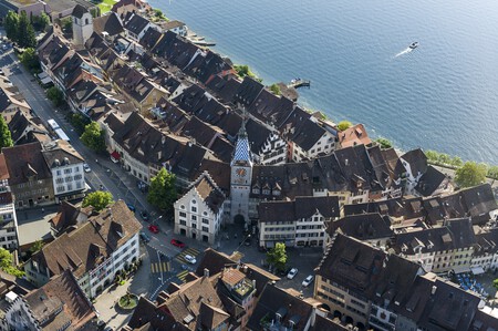 City Of Zug Oldtown Aerial View