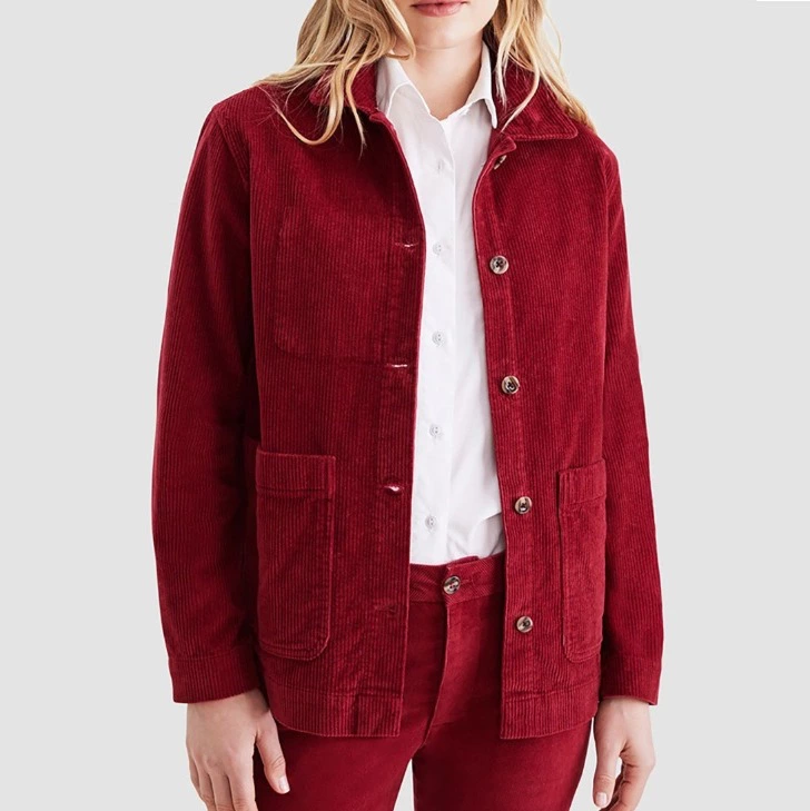 Dockers Chaqueta de mujer de pana