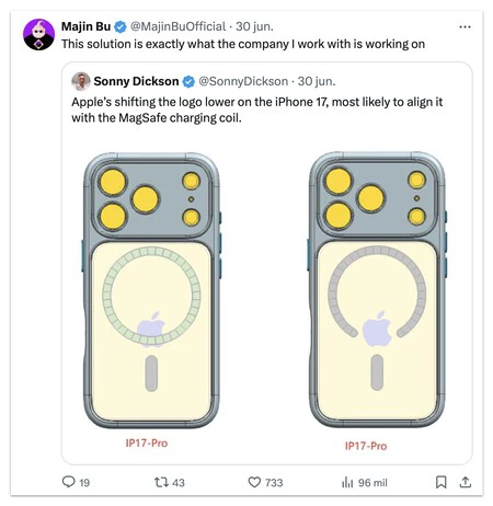 Diseño de las nuevas fundas MagSafe con menos imanes Diseño de las nuevas fundas MagSafe con menos imanes