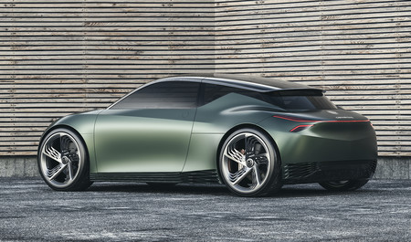 Genesis Mint Concept, un coche eléctrico urbano sin maletero y con 7 pantallas en el volante