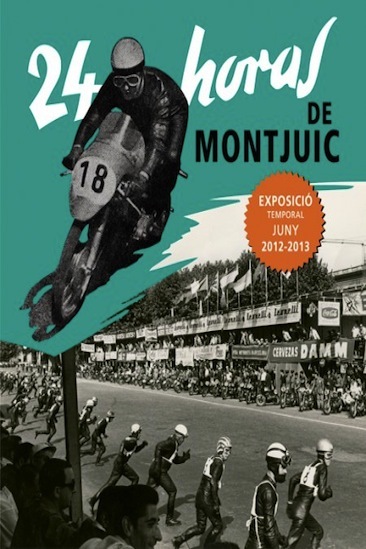 Exposición 24 horas de Montjuic en el Museu de la Moto de Barcelona