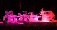 Campeonato de esculturas de hielo en Alaska