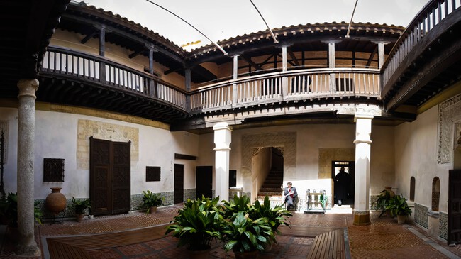 Casa Y Museo Del Greco Panorama Del Patio Interior