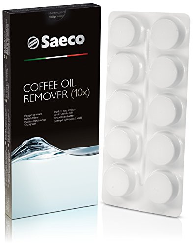 Philips CA6704/99 - Pastillas quitagrasas para cafeteras Saeco, 10 unidades