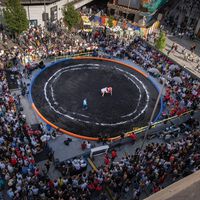 Canarias regaló 24 toneladas de arena del volcán de La Palma a Madrid. Ahora Madrid no sabe qué hacer con ellas