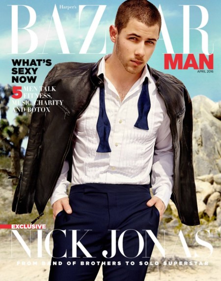 Nick Jonas, de chico a hombre en la portada de Harper's Bazaar Man