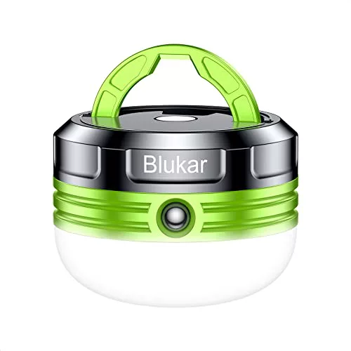 Blukar Lámpara Camping, Linterna Camping Portátil , Linterna de Camping LED con 3 Modos de lluminación y Super Imán para Camping, Senderismo, Pesca
