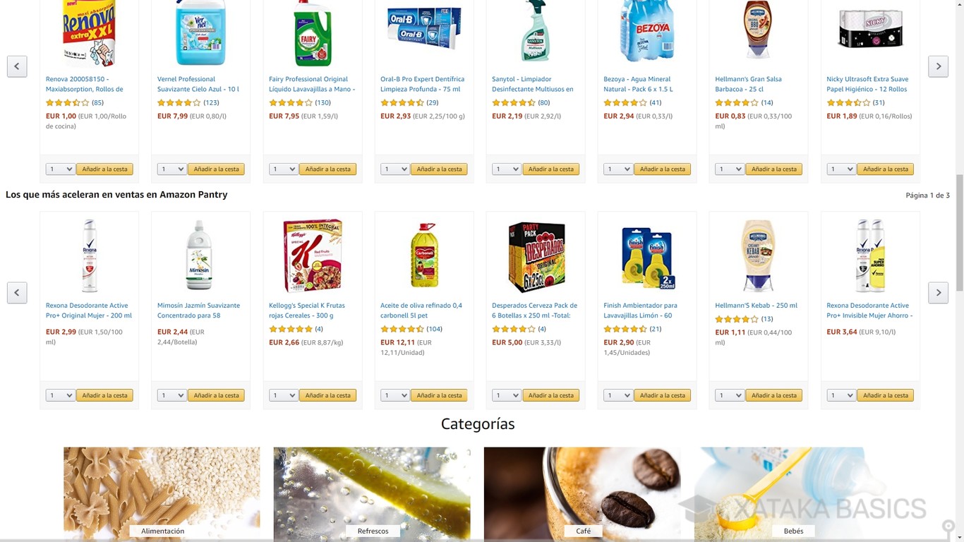 Amazon Pantry qué es, cómo funciona y cómo usar el supermercado de Amazon