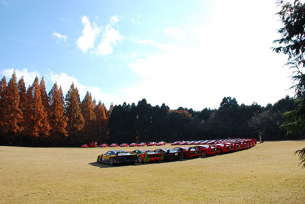 Concentración del Ferrari F40 en Japón