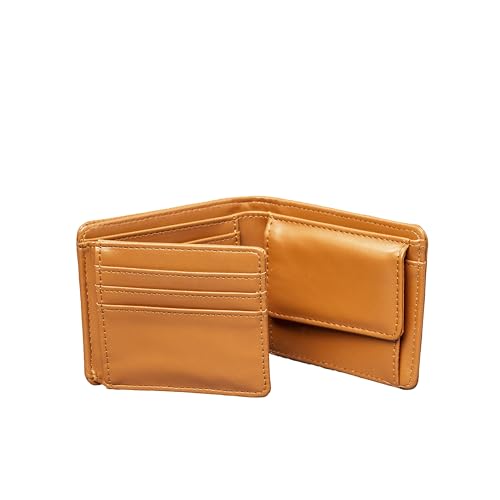 Cartera y Billetera Hombre en Color marrón Efecto Piel