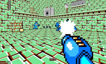 Mod que convierte el 'Doom II' en un FPS del 'Mega Man'