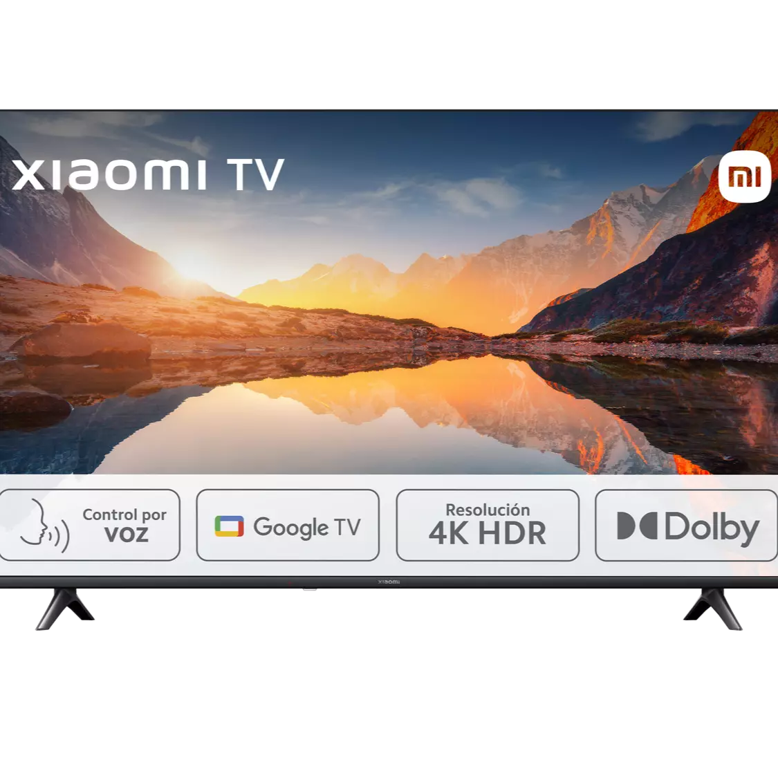 TV LED 43" - Xiaomi A 2025 43, HDR 4K, Smart TV (Google TV), Dolby Audio, DTS Virtual:X, Control por voz, Black