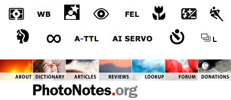 PhotoNotes.org, un diccionario de símbolos fotográficos