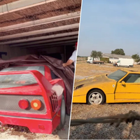A verdade é outra: ele encontrou duas Ferrari F40 abandonadas no Google Maps e decidiu procurá-las