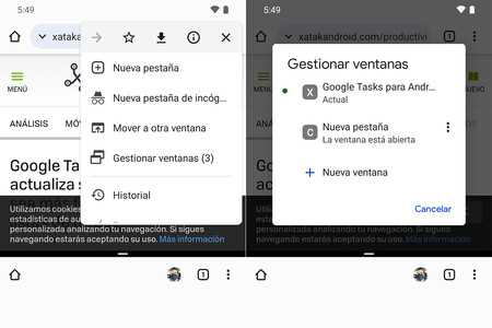 Google Chrome te permitirá abrir varias ventanas distintas a partir de Android 12