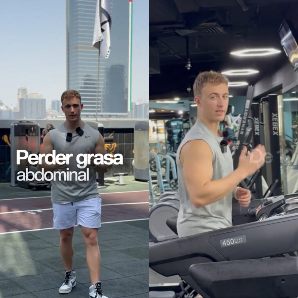 Un entrenador explica el ejercicio para bajar la grasa abdominal rebelde: "pierdes 10 calorías por minuto" 