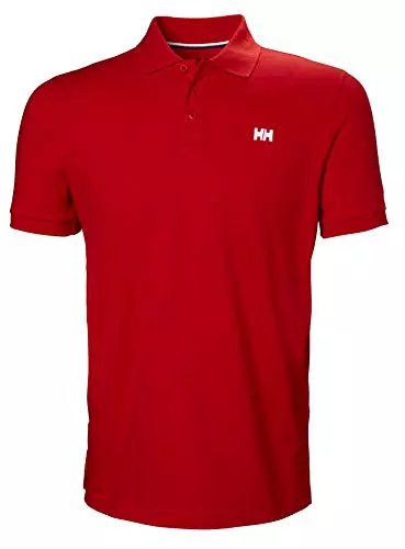 Helly Hansen Hombre Polo Transat, Rojo, XL