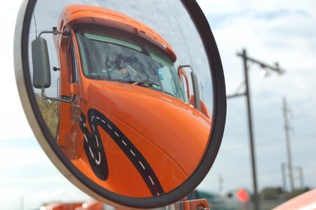 Camión espejo retrovisor