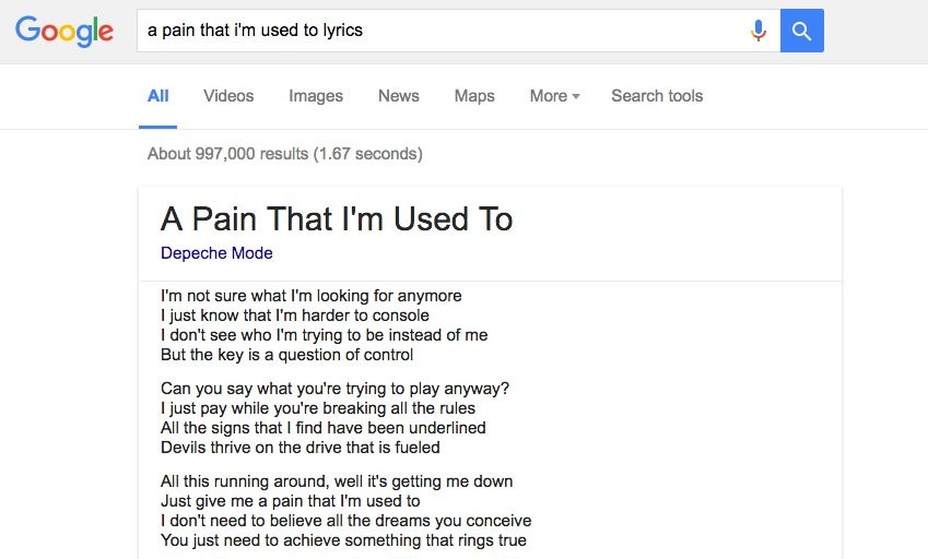 Google Ofrecera Tambien Letras De Canciones Gracias A Un Acuerdo Con Lyricfind letras de canciones gracias