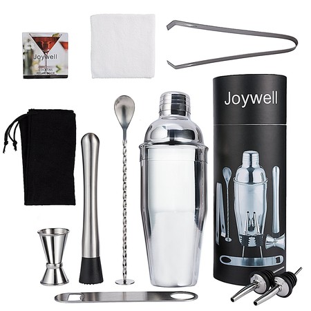 Oferta flash en el set de 10 piezas de coctelería Joy Well: hasta medianoche cuesta 19,99 euros en Amazon