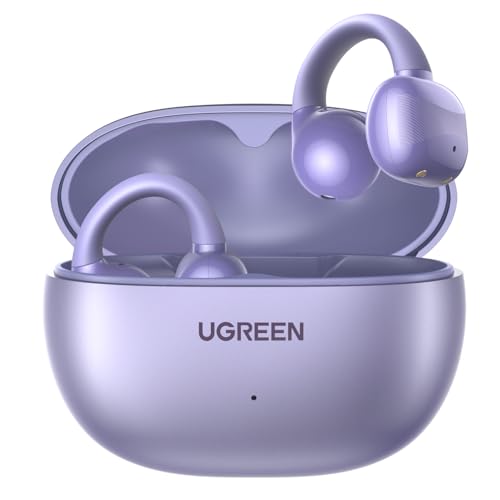 UGREEN Audífonos Inalámbricos Bluetooth 5.4 Open-Ear, Audífonos Oído Abierto 12mm Diafragmas con ENC