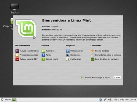 Linux Mint 10, la última edición del universo verde de Linux