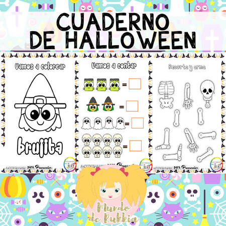 Fichas Trabajar Halloween Preescolar Por Mundo De Rukkia