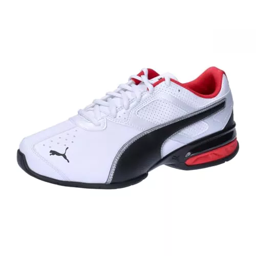 PUMA Tazon 6 FM, Road Running Shoes Hombre, White Black Silver, 45 EU